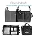 Feezen Car Trunk Organizer for SUV, Truck, Auto. Durable Collapsible Cargo Storage. With Extremely Strong Non-Slip Bottom Strips & Black Straps to Prevent Sliding. Waterproof Bottom, Durable Materials