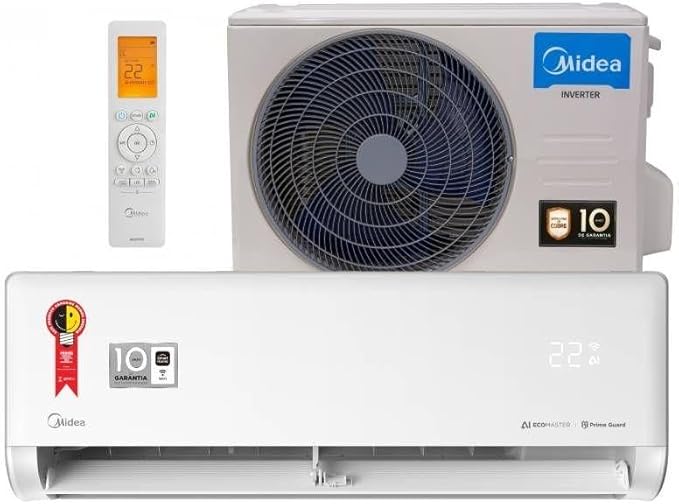 Menor preço em Ar-condicionado Split Inverter 9000 Btus Midea Ai Ecomaster High Wall Só Frio 42ezvca09m5/38ezvca09m5 220v