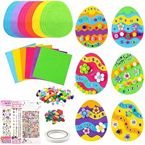 JOKILY 18 Stück Ostereier Craft Kit Cover