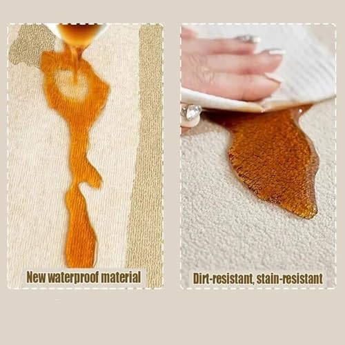 Tapis de sol doux marron style rétro pour créer un coin lecture chaleureux - 3