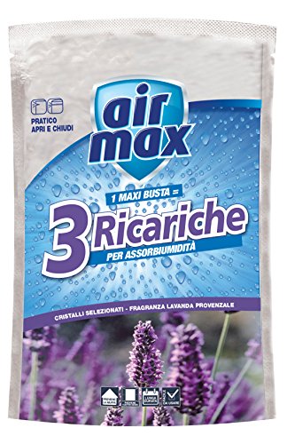 Airmax Assorbiumidita' Sali Lavanda 3 Ricariche Pz 12