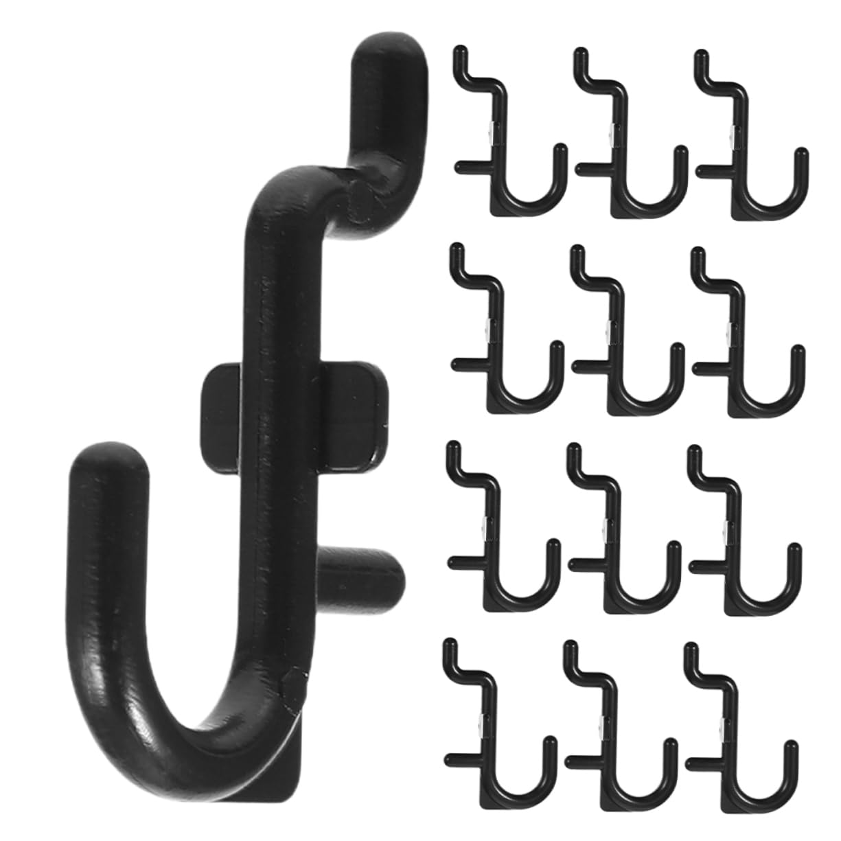 Gatuida Garage Storage Hooks 50 Pack Tool Hangers for Garage Wall No Drilling Needed Pegboard Attachments