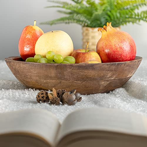 Com-four® Ciotola decorativa in legno di mango