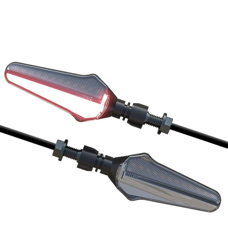 Clignotants universels pour motos feux indicateurs LED accessoires mobiles éclairage orange