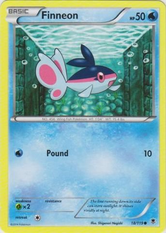 Pokemon - Finneon (18/119) - XY Phantom Forces