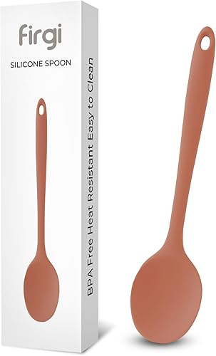 Miniatura 28 de Espátula de silicona de platino – Espátula de silicona sin BPA para cocinar – Utensilios de cocina resistentes al calor para sartenes antiadherentes