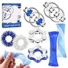 8 Pcs Sensory Fidget Toys Pack Flip...