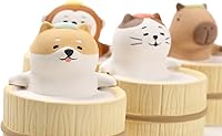 Vista 4 de Aroma Ceramic Stone Diffuser [Japan Import] Aromatherapy Essential Oil Diffuser, Non Electric, Passive, Unique, Cute, Animal, Design for Women, Men