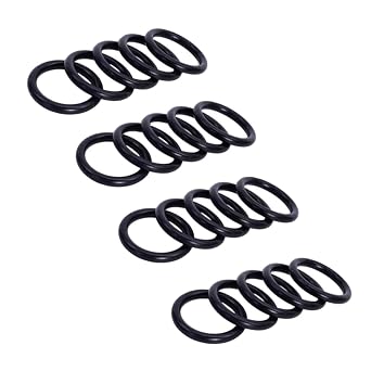 20PCS RC Airplane O Ring Brushless Motor Propeller Protector O Ring Fixed Propeller Protection for RC Plane Helicopter DIY Model Aircraft Parts Black