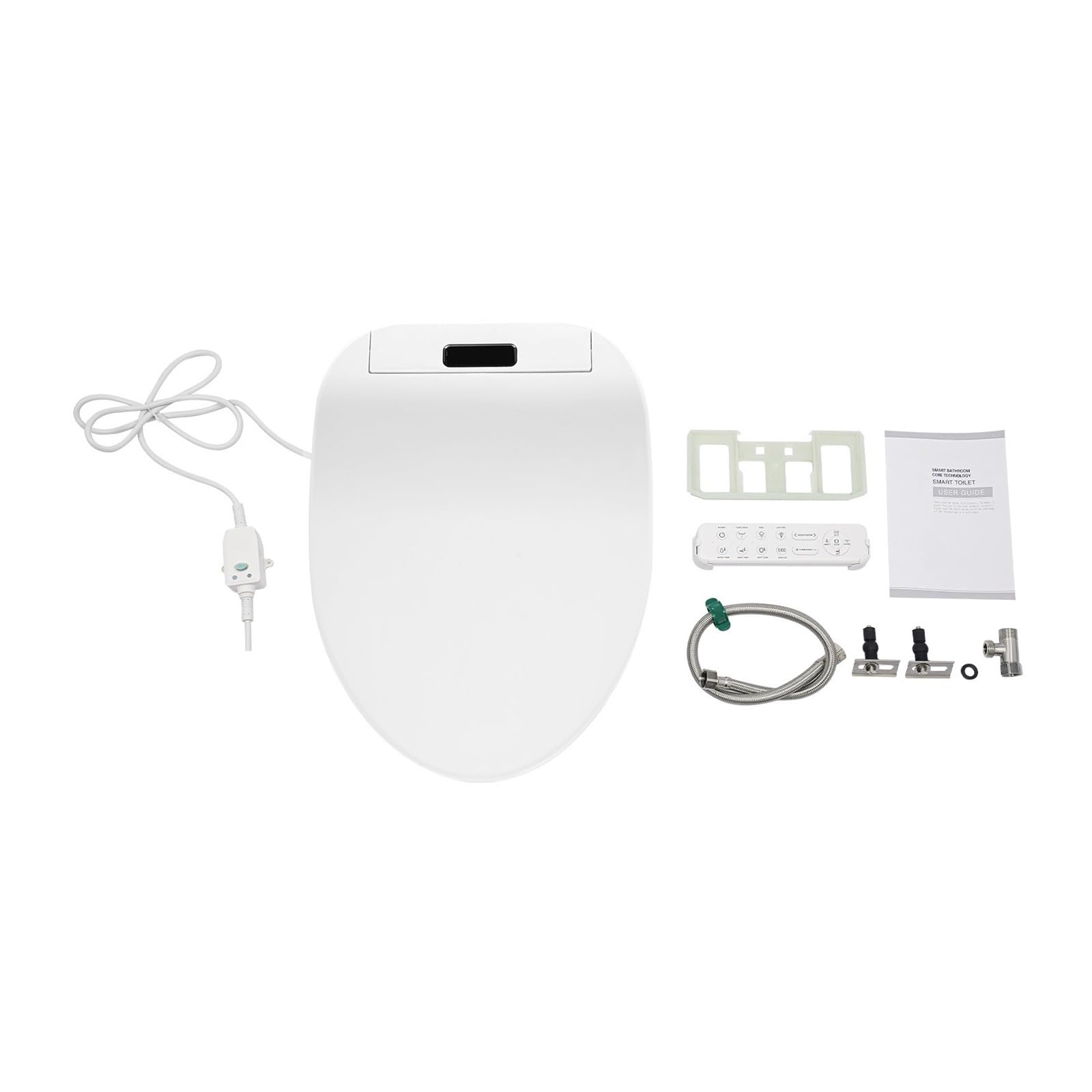 Toilettensitz, Intelligenter Toilettendeckel, Bidet-WC-Sitze, Beheizte Toilettensitze, Einstellbare Temperatur, Dusch-WC Robust Und Bequem