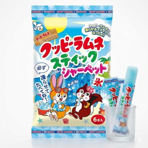 クッピーラムネ スティックシャーベット 6本入り×4セット