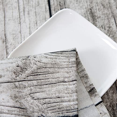 Nappe rectangulaire grain de bois 140x180cm rustique - 6