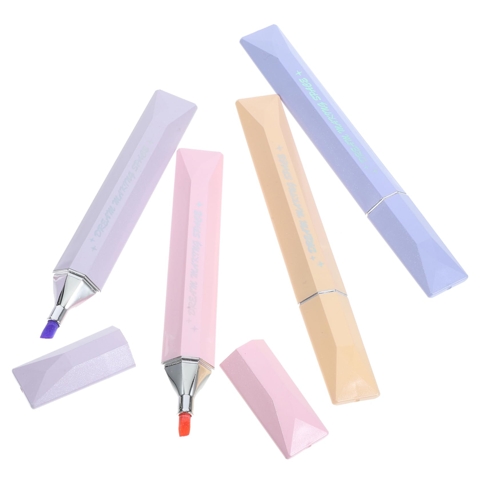 STOBOK 12stücke Soft Highlighter Stifte Für Schule Und Büro Leuchtende Markierungsstifte Für Notizen Journaling Und Scrapbooking Für Studenten Und Lehrer