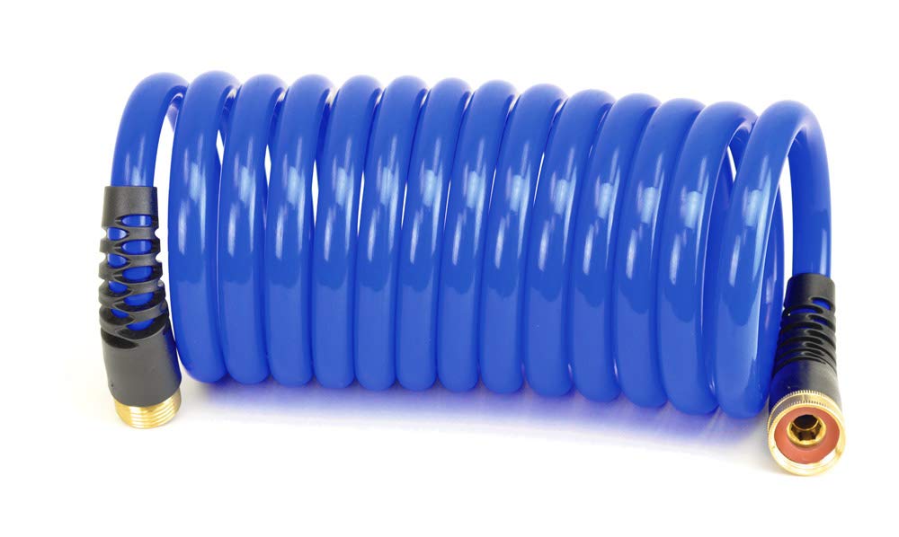 HoseCoilPRO 1/2" Self Coiling Garden, RV, Outdoor Water Hose (25)