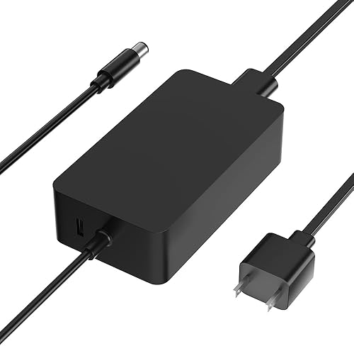 Cargador de fuente de alimentación de 90W 15V 6A apto para Microsoft Surface Pro 4 5 6 Dock Station Modelo 1661 1749 Surface Book Docking Station