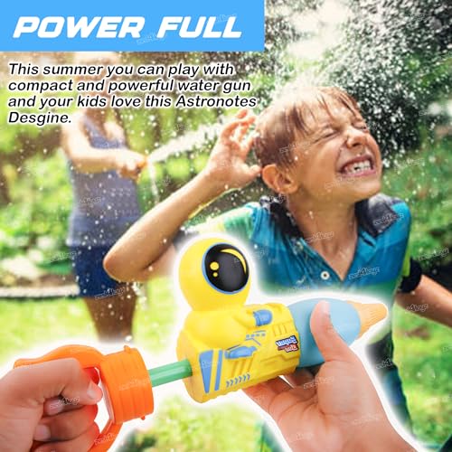 Image of Zest 4 Toyz Holi Pichkari Water Gun Toy for Kids Space Astronaught Themed High Pressure Holi Water Gun for Festival & Summer Pool Party Fun (Pack of 1)