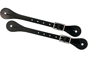 Weaver Leather Women's Single-Ply Spur Straps With Stainless-Steel Buckles