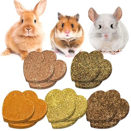 Barley Ears Juguetes Masticables de Conejo Natural, Pastel de Hierba de Heno Timothy, Juguetes Masticables de Animales Pequeños, Plátano, Zanahoria, etc Cover