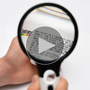 Amazon.co.jp: YFFSFDC 手持ちルーペ 3個LEDライト付き 虫眼鏡