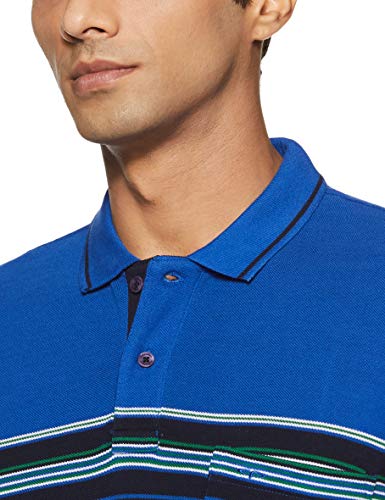 Image of Colorplus Men's Striped Slim Fit Polo