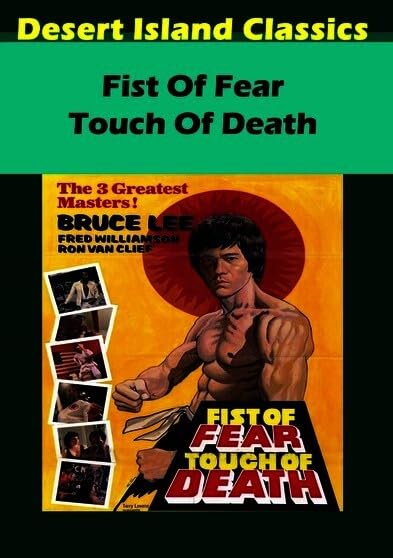 Película Fist Of Fear Touch Of Death en formato DVD importado para coleccionistas de cine de acción