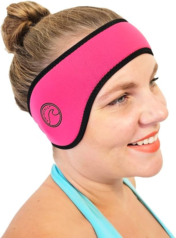 SwimCell Neoprene Swimming Headband Ear Protection for Swimming