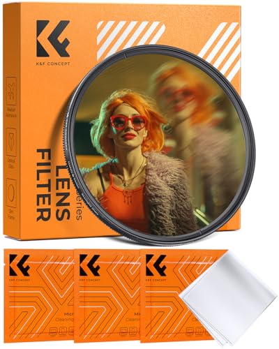 K&F CONCEPT 82mm Filtre Effet Spécial-Allonger Les Ombres Unilatérales pour Objectif Appareil Photo