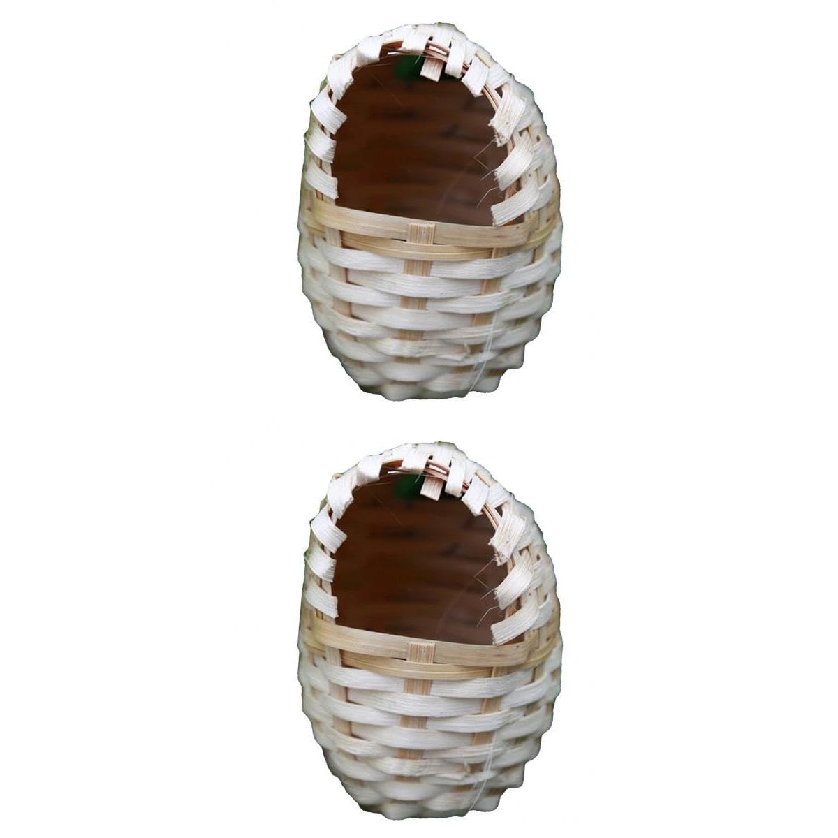 2 Pcs/Sizes Bamboo Bird Nest Handmade Outdoor Finches Sparrows Cage Bed S&LHome & Garden|Yard, Garden & Outdoor Living|Bird & Wildlife Accessories|Birdhouses-image-25