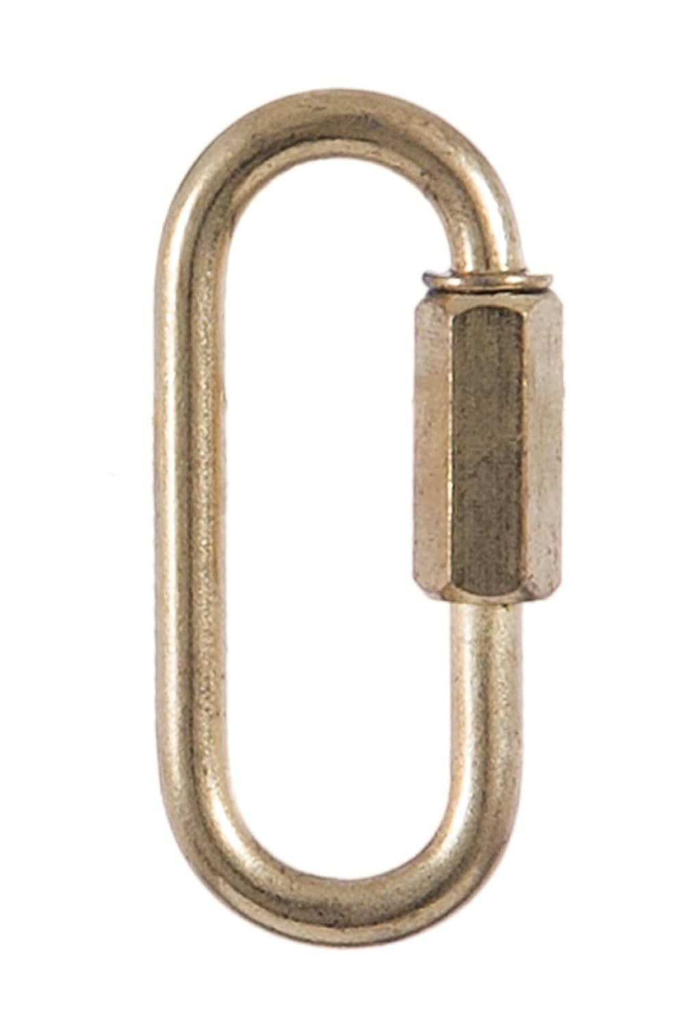 B&P Lamp® Chain Connecting Link, 2 1/4In. X 7/8In Brass Plated