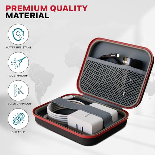 Image of Honeywell Travel Essential Kit, 4-in-1 Charging Kit - Zest 45W GaN Charger, 1.8m Type-C to USB-C & Type-C to Lightning Cables, & 18W PD Smart Car Charger, Universal Compatibility