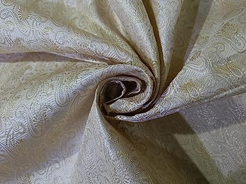 Tissu brocart de soie filée pour nappe de table royale et décoration BRO212
