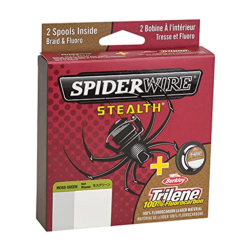 Berkley Fireline® Superline, Moss Green/Clear, 8Lb | 3.6Kg, 125Yd | 114M Fishing Line, Suitable For Freshwater Environments #TOP1