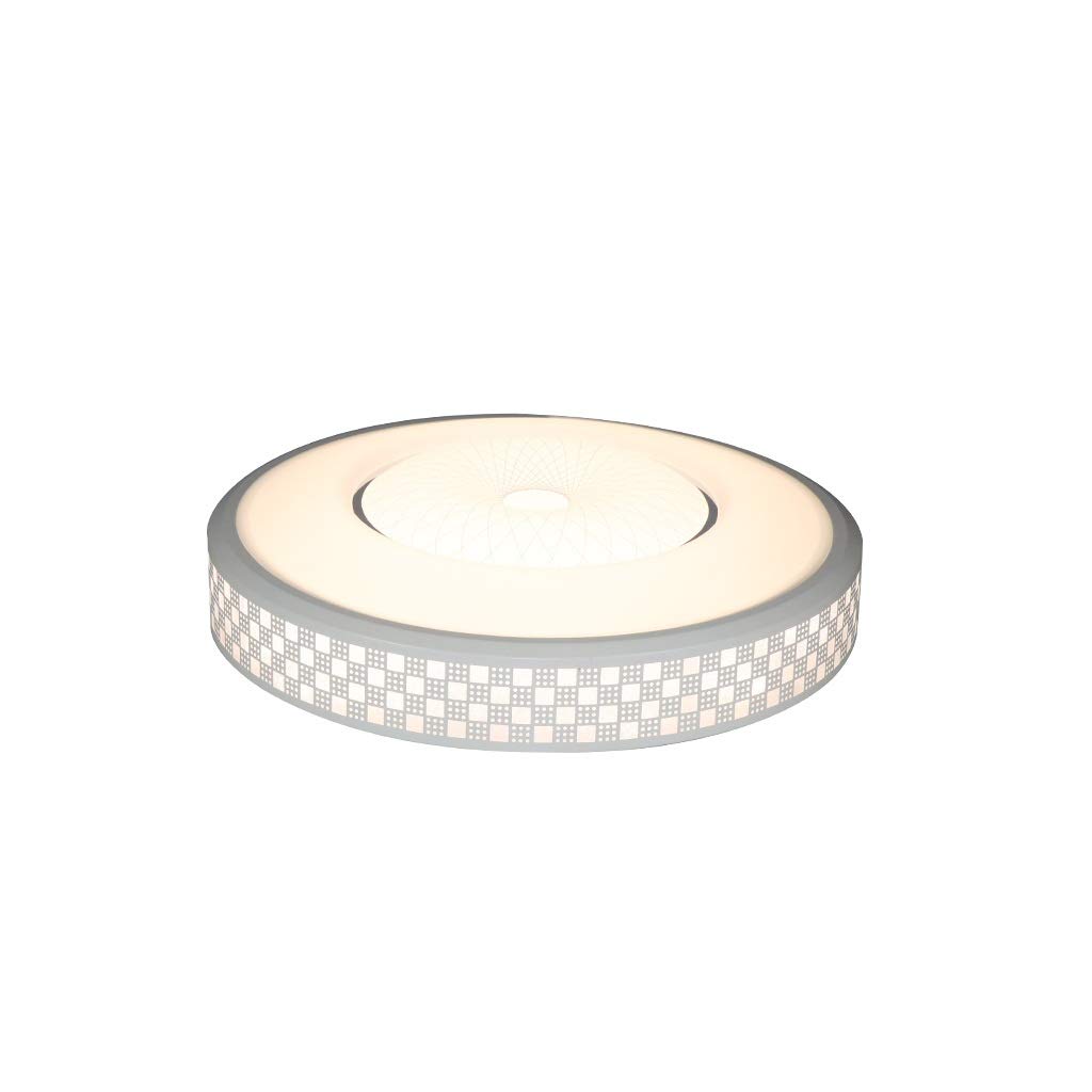 HynJGih LED Ceiling Light Round Bedroom Lamp Simple Living Room Lamp Creative Room Light Study Room Balcony Lighting(Stepless dimming,62CM)