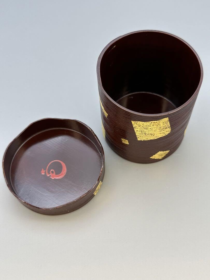 茶道具　棗　庄林表利　切箔曲物茶器 建仁寺　益州書付 Amazon.co.jp: 茶道具 棗 庄林表利 切箔曲物茶器 建仁寺 益州