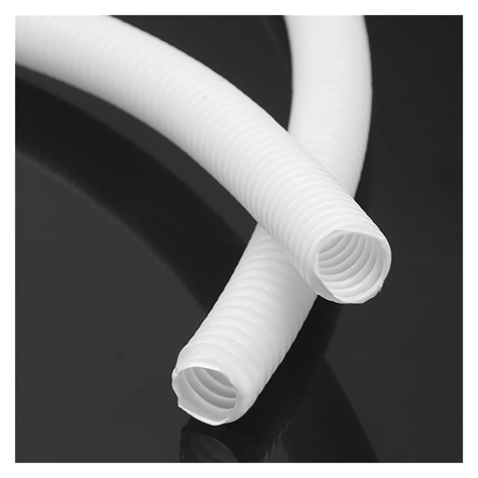 Tubo flessibile a soffietto in plastica ritardante interno da 1-5 metri, manicotto protettivo ondulato filettato isolato in PP(4 METERS_20MM)
