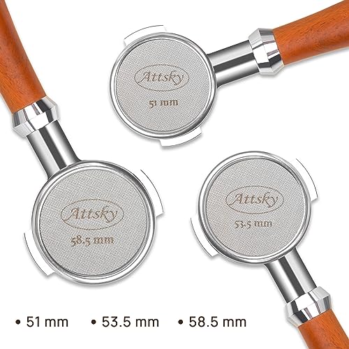 Puck Screen Espresso 51mm - Filtre Acier Inoxydable, Réutilisable - Pour Machine à Café, Extraction Uniforme - 3