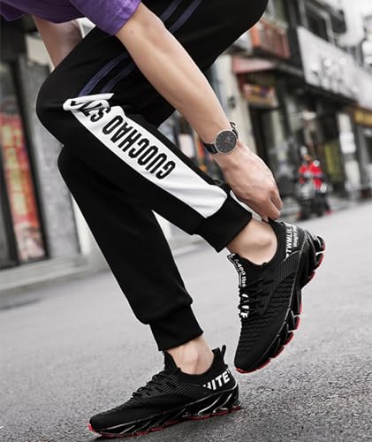 Tallboost Sneakers, Height Boosting Shoes for Men, Mens Walking Shoes Breathable Knit Slip on Sneakers Lightweight Athletic Gym Shoes3