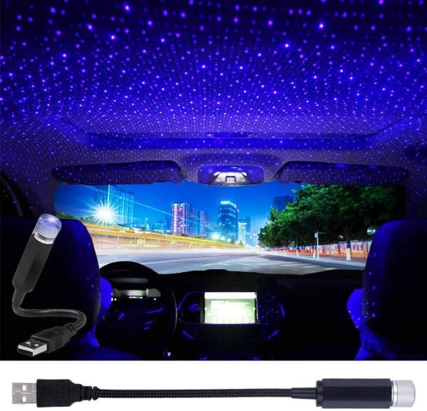 1Pc USB Star Projector, Adjustable Romantic Starry Sky Projector