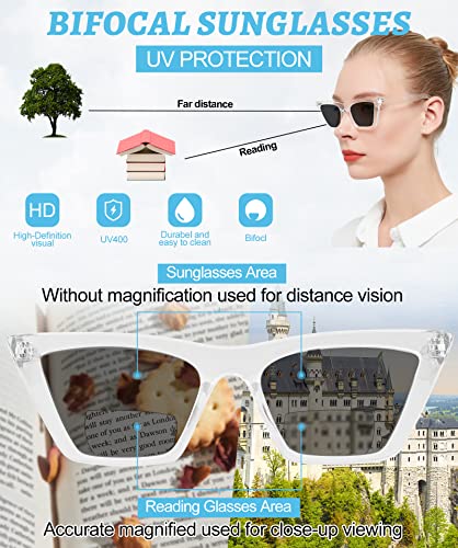Occi Chiari Bifocal Sunglasses Reading Glasses Women Wide Sunglass Readers 2.5 Uv Protection Outdoor 1.0 1.5 2.0 2.5 3.0 3.5 #TOP2