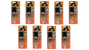 Gorilla 2 Part Epoxy, 5 Minute Set, .85 ounce Syringe, Clear, (Pack of 9)