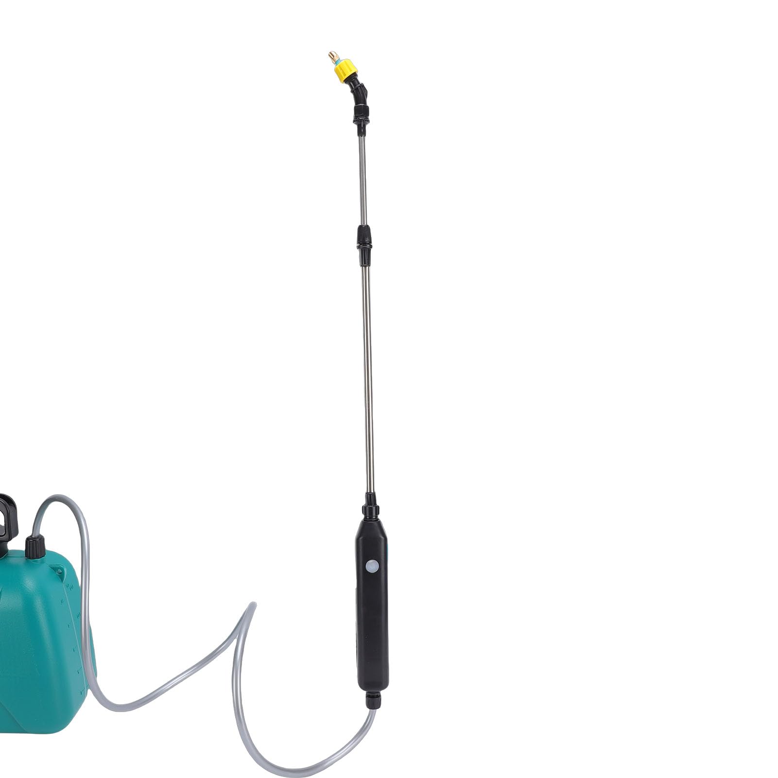 Spruzzatore Elettrico da Giardino da 5 Litri, Interruttore Senza Sforzo, 3 Ugelli Nebulizzatori, Bacchetta Retrattile, Indicatore Digitale, per Irrigazione, Fertilizzazion