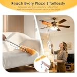 6ft Extendable Duster Kit 12 Refills for Swiffer Duster with Extension Pole - Image 2