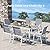 Jocoevol 7 Piece Patio Dining Sets for 6, Outdoor Table and Chairs Set with 59in Patio Dining Table and 6pcs Textilene Chairs, All Weather Furniture Set for Backyard Deck Garden