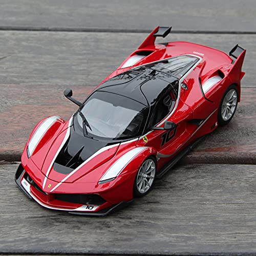 JKYP Ferrari Model 1:18 Rafah 488fxxk car Model Simulation Alloy FXXK-普通版-红色