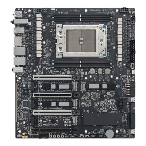 ASUS PRO WS TRX50 SAGE WIFI A Carte mère SSI CEB Socket sTR5 AMD TRX50 Chipset USB4 USB 3.2 Gen 2 USB 3.2 Gen 1 USB C 3.2 Gen 2x2 10 Gigabit LAN 2.5 Gigabit LAN Wi Fi 7... - vue 7