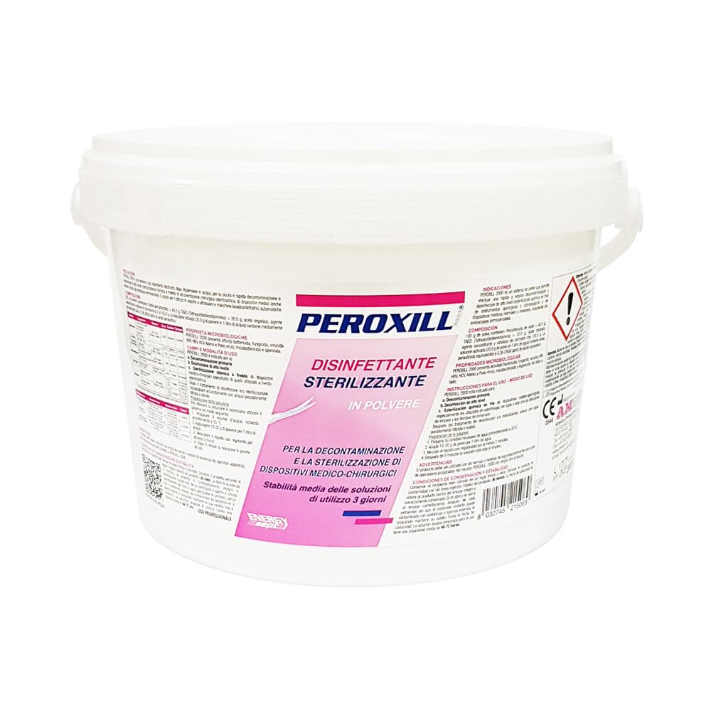 Sterilizzante Disinfettante in polvere a freddo Peroxill 2000gr.
