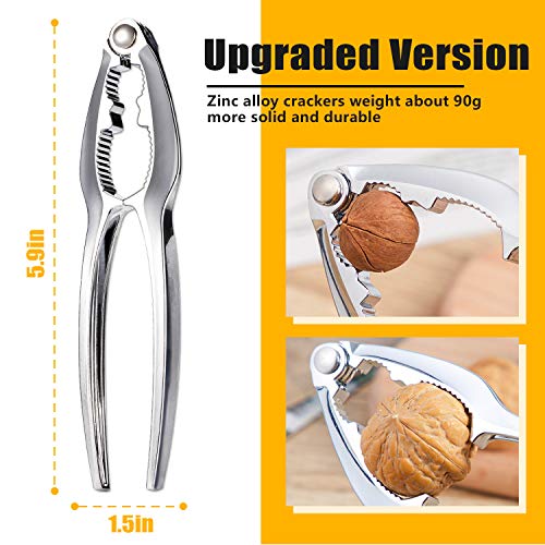 Nut Crackers for Crab Legs, Crab Nut Lobster Crackers Opener Cracker Tools for Kitchen Kits, Heavy Duty Seafood Cracker Tools, Nut Cracker Set