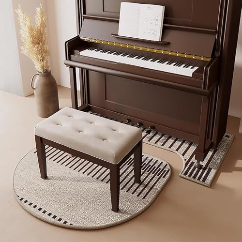Tappeto insonorizzato, cuscinetti acustici per pianoforte, tappeto antiscivolo per attenuazione del suono, tappetino per assorbimento acustico