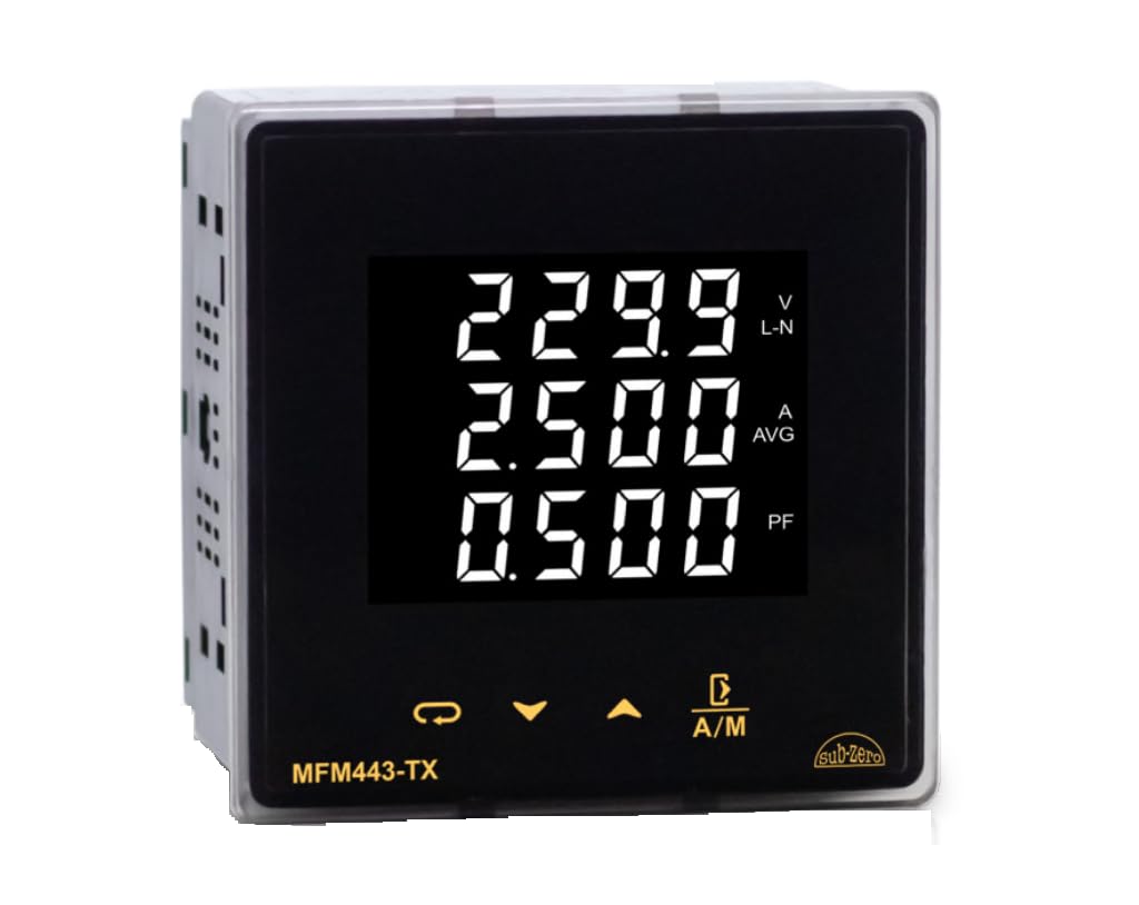 Sub-Zero Multi-function Digital Panel Meter MFM443-TX 96 X 96 X 61