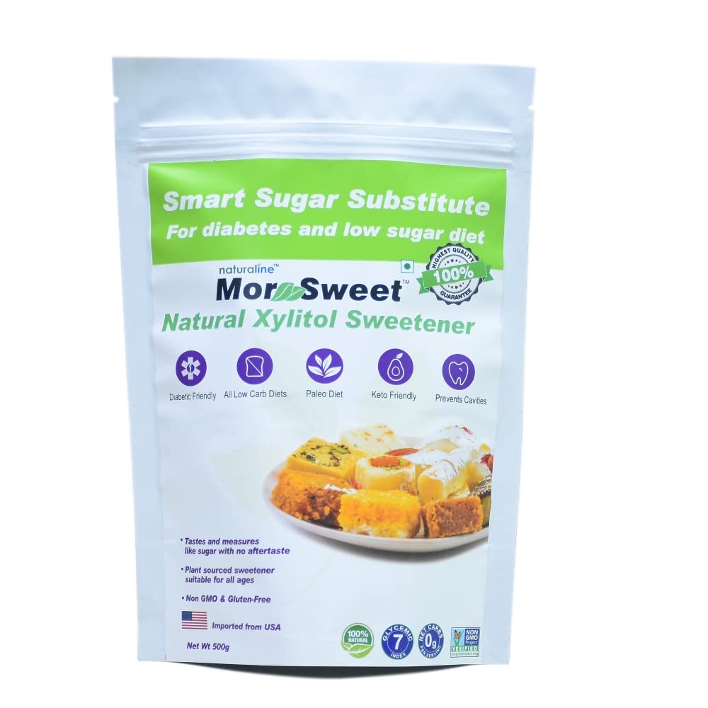 MorSweet Natural Xylitol Sugarfree Sweetener | Diabetic friendly sugar | Keto Diet Natural sweetener | Low Glycemic Index | Xylitol Sweetener | Weight loss | Smart Sugar Substitute for diabetic control | Table top Sweetener for Diabetes | Diabetic Su (B093WS821H) Amazon Price History, Amazon Price Tracker